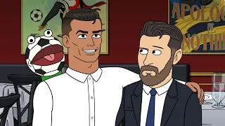 Messi And Ronaldo Have The Most Awkward Dinner Ever | The Champions S3E3