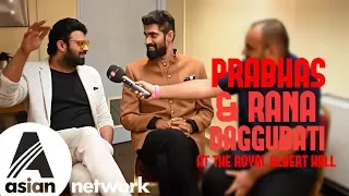 Baahubali stars Prabhas and Rana Daggubati interview at the Royal Albert Hall