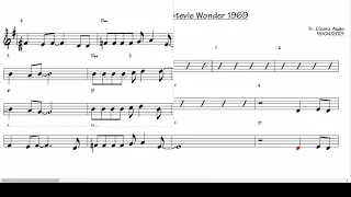 My Cherie Amour - Stevie Wonder 1969 (Flute C) [Sheet music]