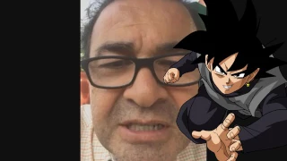 Mario Castañeda haciendo la voz de Goku Black. (Audio Latino)