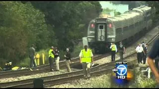 Man hit by Amtrak train