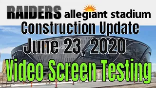 Las Vegas Raiders Allegiant Stadium Construction Update 06 23 2020