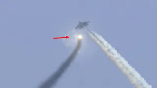 Today, Ukrainian anti-air missile destroy Russian Ka-52 helicopter and several fighter jet | Arma