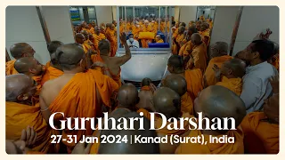 Guruhari Darshan, 27-31 Jan 2024, Kanad, Surat, India