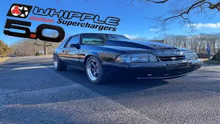 The fix is in for the WHIPPLE SUPERCHARGED and coyote swapped fox body!