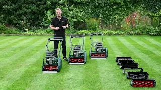 Creating a beautiful lawn with the Allett Kensington 14B, 17B+20B Cylinder Lawn Mower