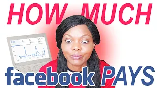 YouTube NOT Paying Yet? See How Much $$$ Facebook Paid me for 2,000,000 views!!