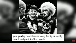 Conor Mcgregor,  Fighters React to the Death of Khabib's Father