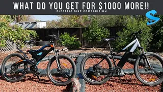 What does spending $1,000 MORE on an Ebike Get You!!