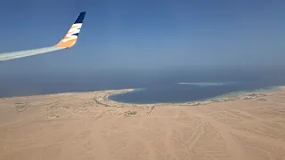 Smartwings QS1340 (OK-TVW) - Pristátie na letisku Hurghada (HRG) z Ostravy - Mošnov (OSR) 30.3.2024