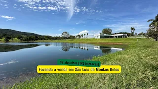 Fazenda a venda em São Luís de Montes Belos - GO #pecuaria #lazer
