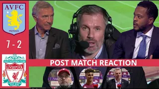 HIGHLIGHTS | Aston Villa vs Liverpool 7-2 Managers & Pundits reaction [Liverpool's high-line 💥]