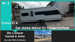 🇩🇪#3 Truma XT4. Wir rangieren unseren Wohnwagen auf den heimischen Stellplatz. (17.01.2022)