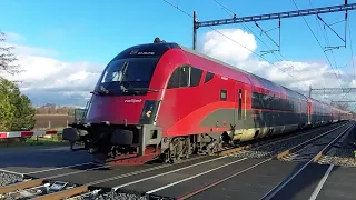 Vlaky Nová ves u Kolína, 2.2.2023 / railspotting