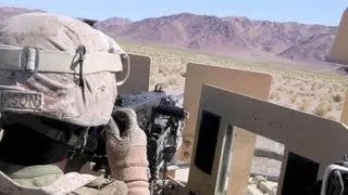 M2 Machine Gun - U.S. Marines Live Fire Training