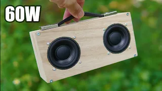 How to Make a Mini Super Bass 60W Bluetooth Speaker
