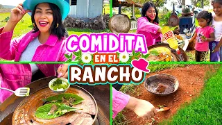 JUGANDO A LA COMIDITA en EL RANCHO 👩🏻‍🌾 ¡COMO EN MI INFANCIA! 💕| CONNY MERLIN