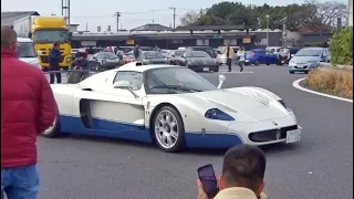 【羽生PA】エンツォ他 スーパーカー加速サウンド／Supercars sound in Japan. MC12, Enzo, Zonda, 918, and more❗️#スーパーカー