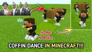 HOW TO MAKE COFFIN DANCE IN MINECRAFT PE✓[+ASTRONOMIA by Minecraft Noteblock]