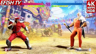 M. Bison vs JP (Hardest AI) - Street Fighter 6