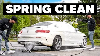 Spring Cleaning a Dirty Mercedes - Wash & Wax