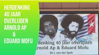 Herdenking 40 jaar overlijden Arnold Ap & Eduard Mofu | West Papua