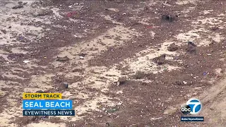 Seal Beach littered with trash after series of storms | ABC7