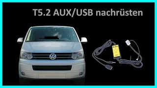 T5.2 (Facelift) AUX+USB nachrüsten