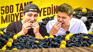 500 TANE MİDYE CHALLENGE @emirorhanz