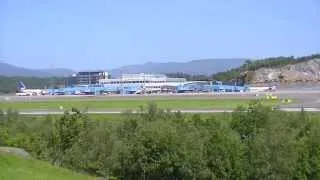 A busy day at Bergen Airport- A TimeLapse video