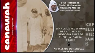 Direct France | Cérémonie de réception des nouvelles photographies de Cheikh Ahmadou Bamba à Paris