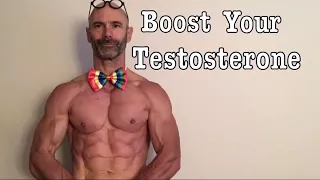 Raise your testosterone levels in your 40's 50's and 60's with diet, exercise and lifestyle