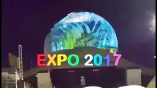 Светодиодное шоу/ LED show - 4. EXPO 2017. Astana - 1 Minute Story NS