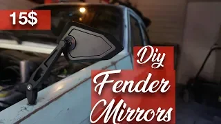 15$ Fender mirror install | Rabbit Build EP:3