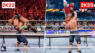 WWE 2K23 VS WWE 2K22 (Epic Comparison)