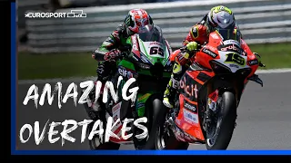 WOW 🤯 | Check out the BEST overtakes of the season | World SBK 2022 | Eurosport