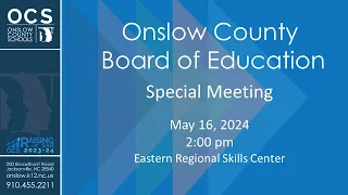 OCS Board of Education Special Called Meeting