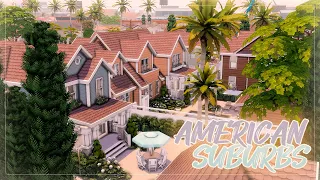 Американский пригород 🏡 | Симс 4: Строительство | The Sims 4: SpeedBuild