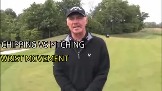 Pete Cowen Golf Swing Drill | CHIPPING VS PITCHING | WRIST Movement