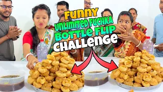 ফুচকা Unlimited Bottle Flip Funny Challenge with Family