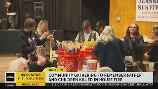 Community gathers to remember father and 4 small children killed in Jeannette house fire