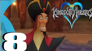 Kingdom Hearts 1 HD Gameplay Walkthrough Part 8 - Aladdin - Agrabah - Boss Genie Jafar