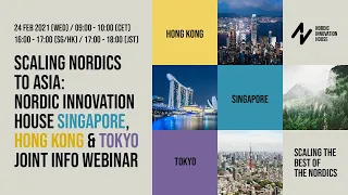 Nordic Innovation House Asia Joint Info Webinar February 2021