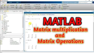 MATLAB Matrix Multiplication | Hindi | Define matrix in MATLAB | Matrix Multiplication in MATLAB