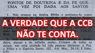 A VERDADE SOBRE OS PONTOS DE DOUTRINA DA CCB