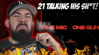 Nas ft. @21savage - One Mic, One Gun REACTION!! THEY BOTH LEFT EARTH!!