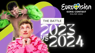 Eurovision 2023 VS 2024 | The Battle of the Years