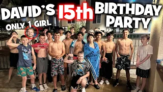 David's 15th Birthday Party!!! Things Got a LITTLE Out of Hand....