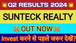 Sunteck Realty Q2 Results 2023 🔴 Sunteck Realty Result Today 🔴 Sunteck Realty Share Latest News