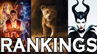 Disney Live Action Remake Rankings (Worst to Best)